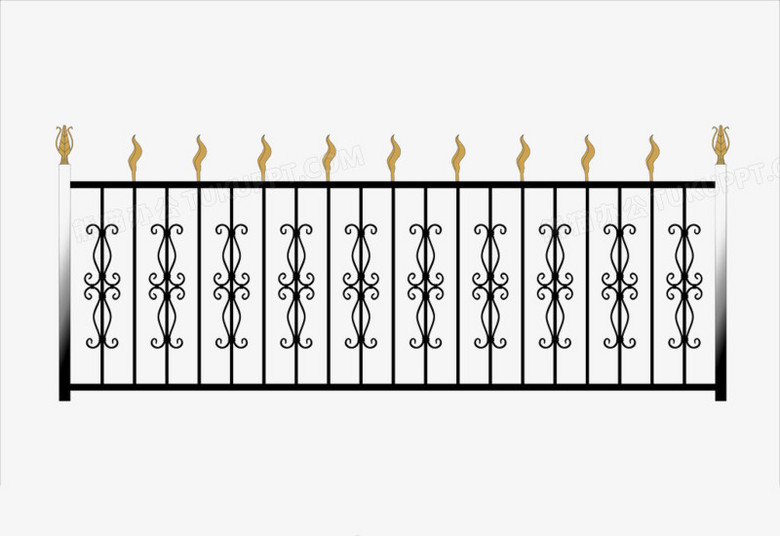 免費下載鐵藝護欄PNG圖片素材，盡在熊貓辦公