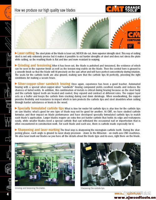 木工刀具產品電子樣本目錄與廠商展示